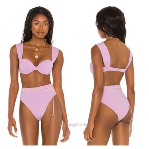 WeWoreWhat Claudia Top Emily Bottoms Bikini Set